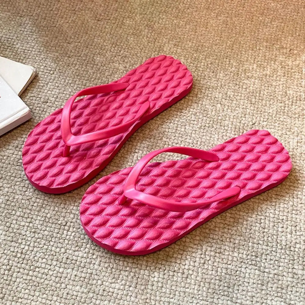 Tongs Plates Massage Lingge Femme – Sandales EVA Plage Multicolore