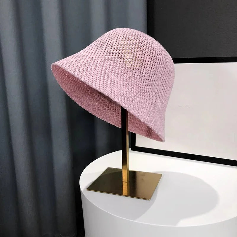 Chapeau Bob Femme Ajouré — Fin et Respirant, Idéal Plage Été