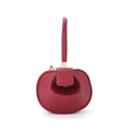 Mini Sac Bowling Sphérique — Sac Hobo Rond Cuir PU Femme Luxe Designer