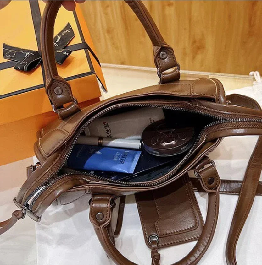 Sac À Main Grande Capacité 2026 — Sac Bandoulière & Hobo Femme Style Moto