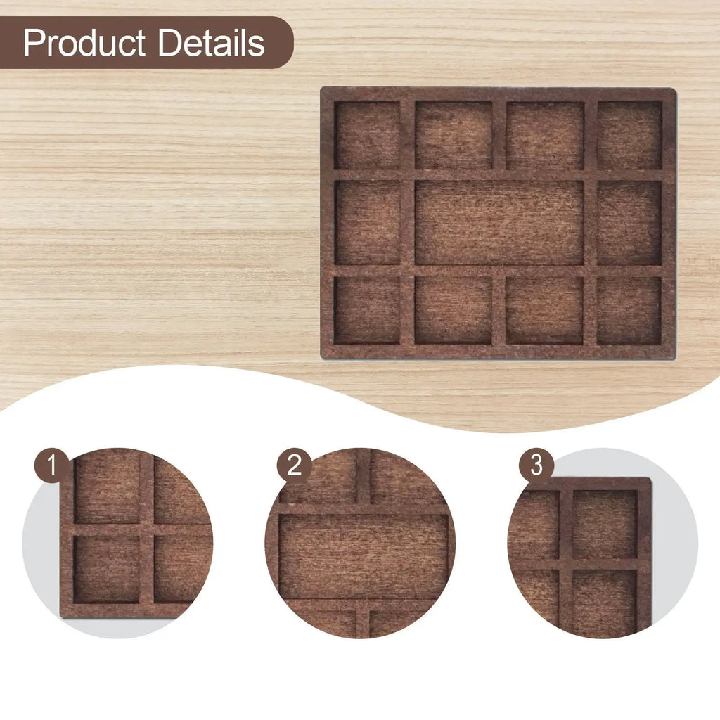 Mini Étagère à Bijoux Portable en Bois – Rangement Colliers, Bagues & Accessoires