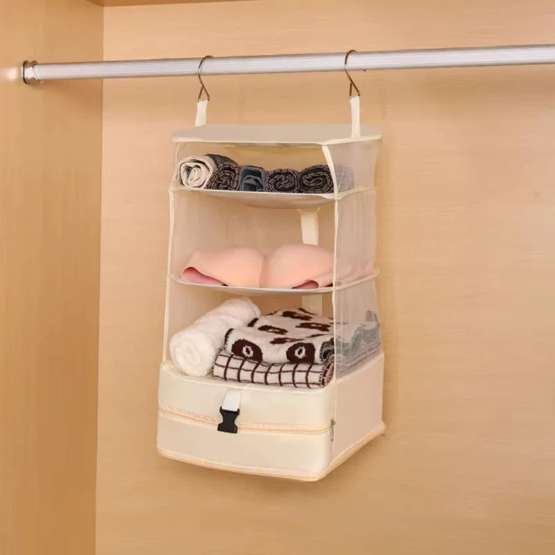 Organiseur Suspendu Multifonction Armoire — Rangement Vêtements Sous-Vêtements Chaussettes