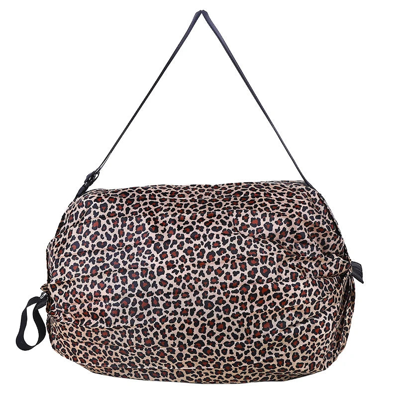 Sac Shopping Pliable Grande Capacité — Tote Bag Nylon Multifonction Plage & Voyage