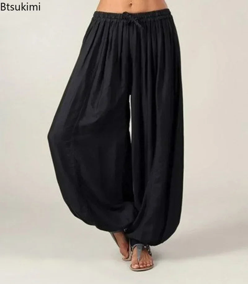 Pantalon Large Harem Casual — Jogging Femme Grande Taille 5XL