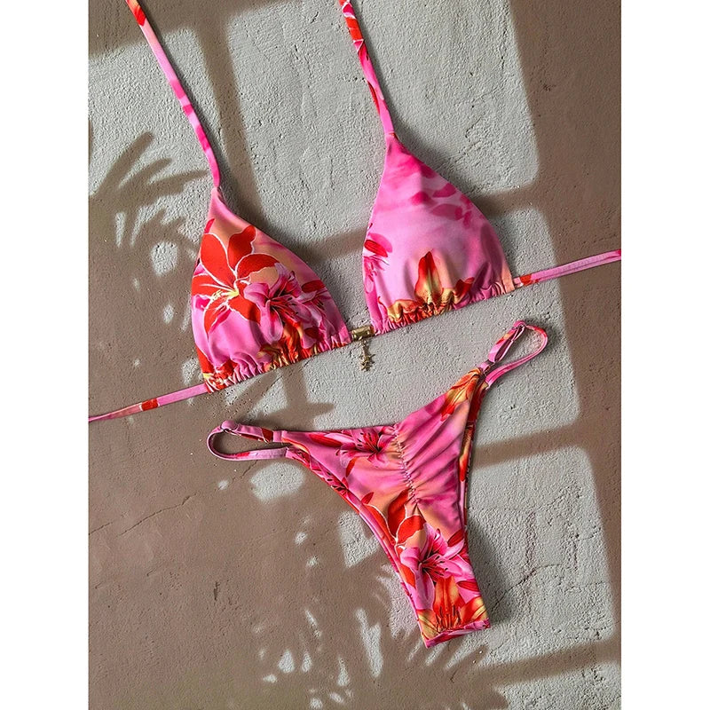 Bikini Push-Up Léopard — Deux Pièces Femme