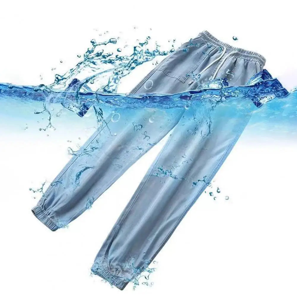 Pantalon Harem Denim Femme Taille Haute – Jean Ample Fluide 9/10
