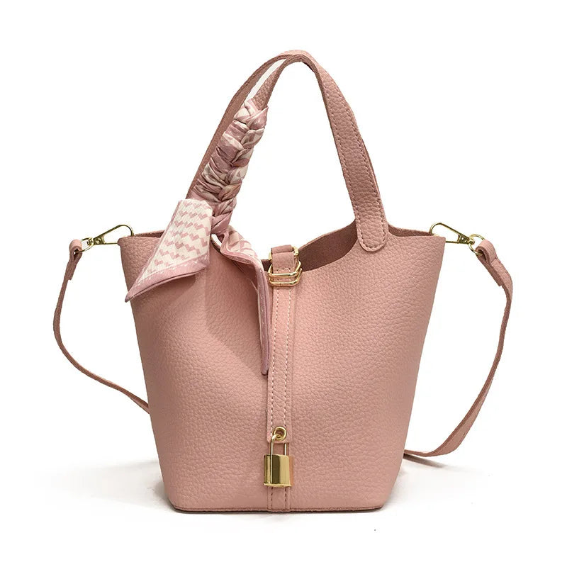 Sac Seau Texturé Litchi — Sac À Main Femme Élégant Style Minimaliste 2026