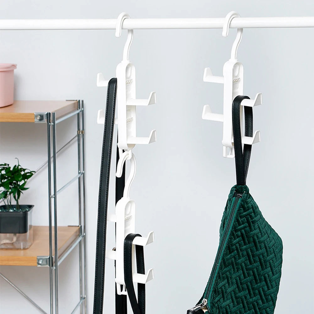 Crochet Porte-Sac Multifonction Armoire Sans Perçage — Rangement Sacs Chapeaux Porte