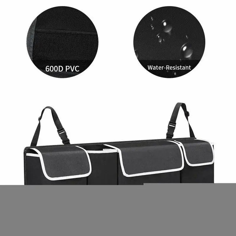 Organiseur Siège Arrière Voiture – Poche Rangement Suspendue en Tissu Oxford
