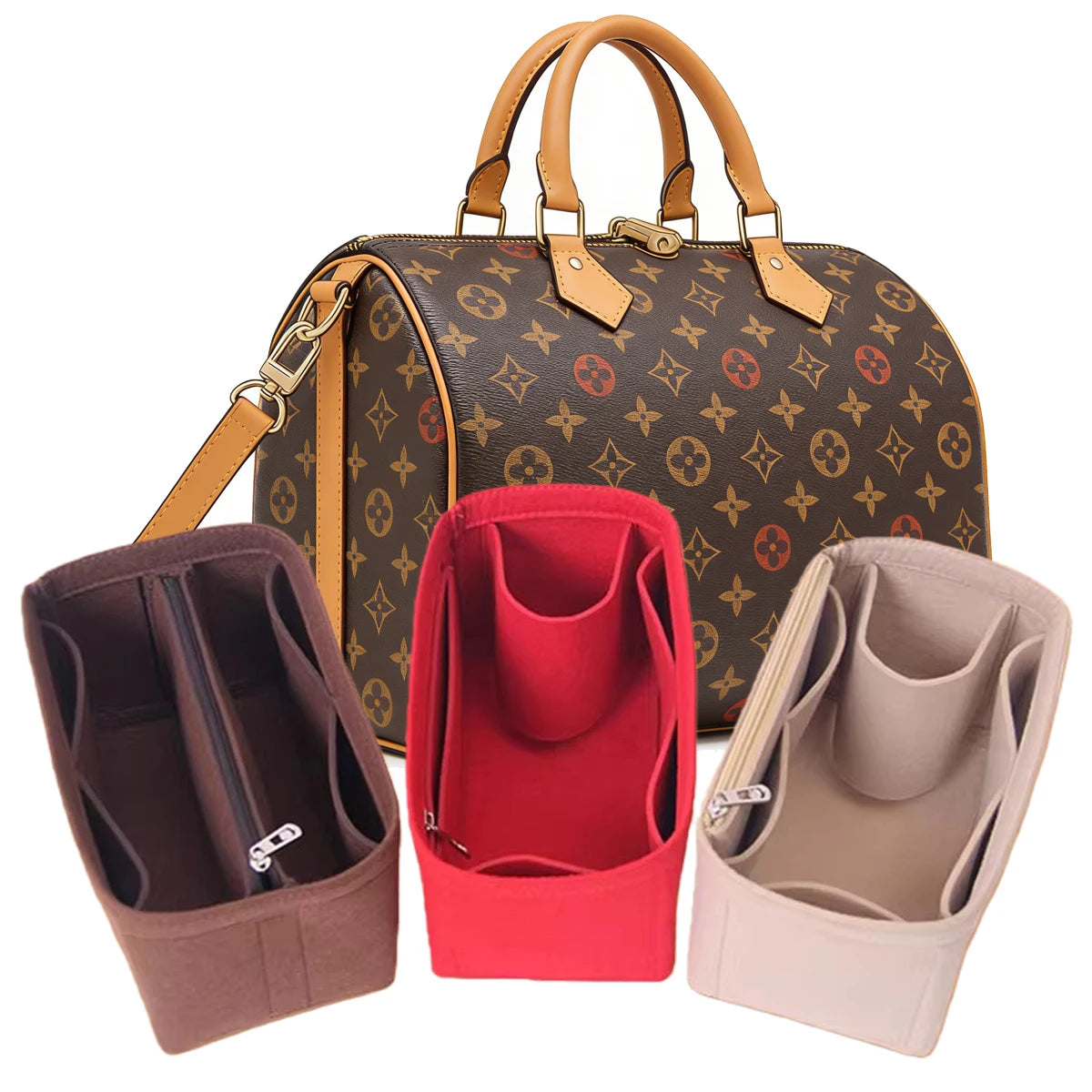 Organisateur de Sac en Feutre — Insert pour Speedy 25/30/35 & Neverfull