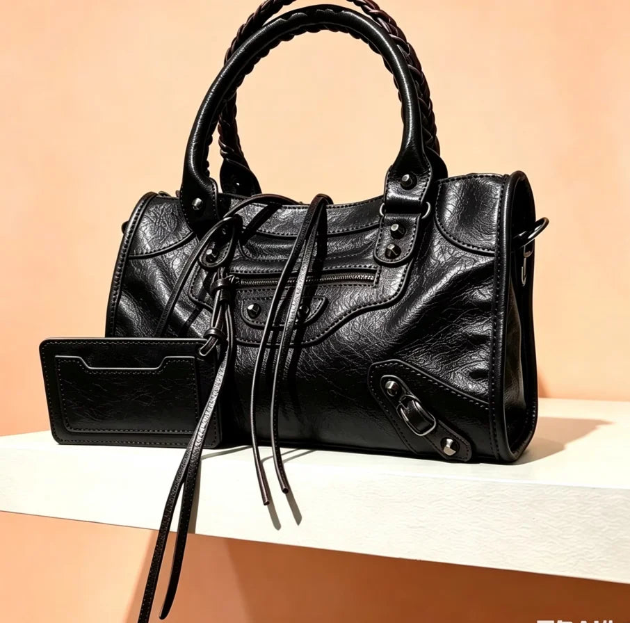 Sac À Main Grande Capacité 2026 — Sac Bandoulière & Hobo Femme Style Moto