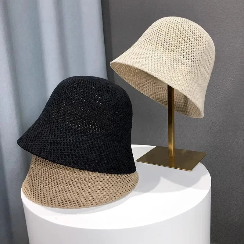 Chapeau Bob Femme Ajouré — Fin et Respirant, Idéal Plage Été