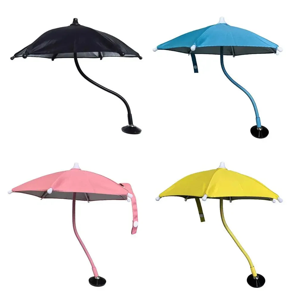 Support Téléphone Parapluie Magnétique 360° — Anti-éblouissement, Voiture / Vélo / Moto