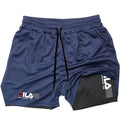 Short Sport 2-en-1 Homme – Respirant & Séchage Rapide