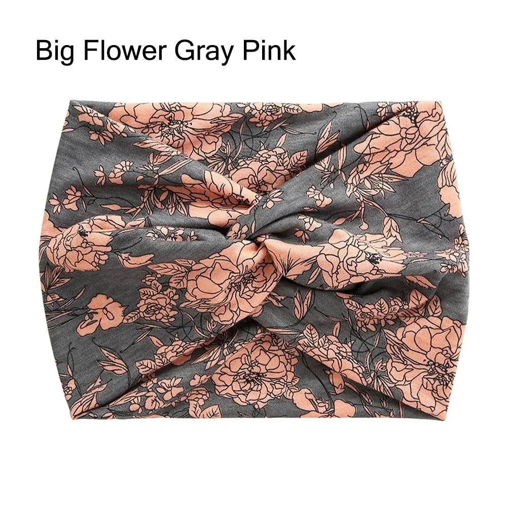 Bandeau Cheveux Torsadé Extra Large — Style Boho, 28 Coloris