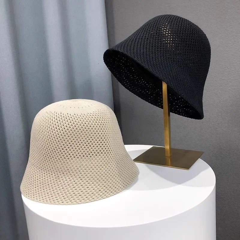 Chapeau Bob Femme Ajouré — Fin et Respirant, Idéal Plage Été
