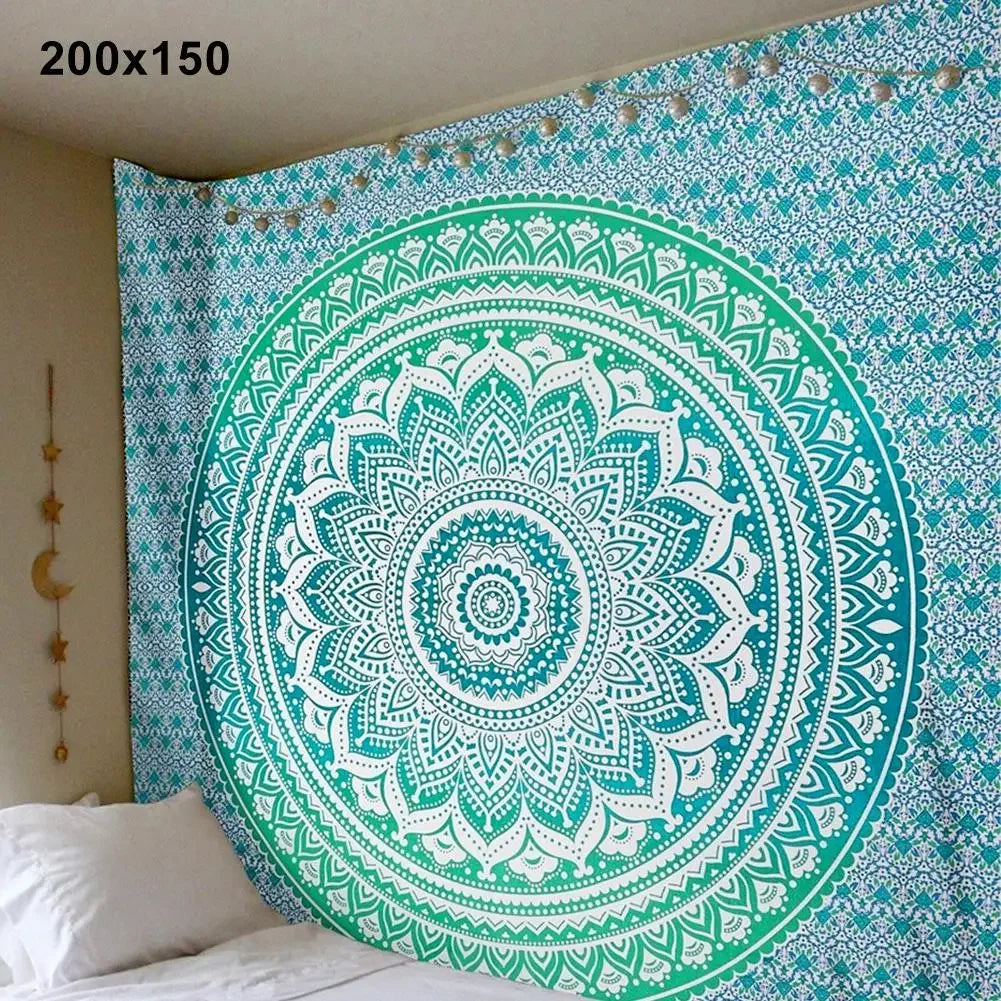 Tapisserie Mandala Bohème — Serviette Yoga Plage & Décoration Murale