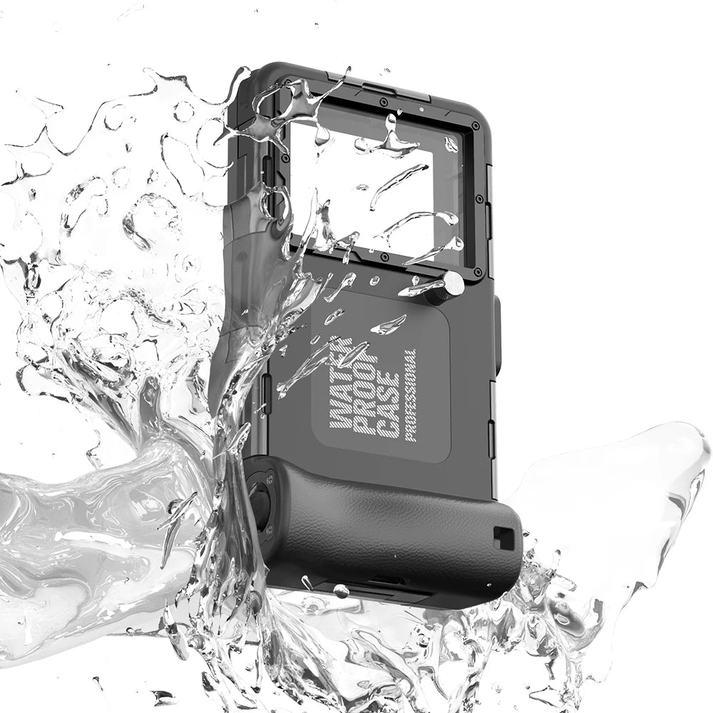 Coque Étanche Shellbox IP68 — 15m/50ft, Anti-Choc, Avec Lanière, Universelle 6,9"