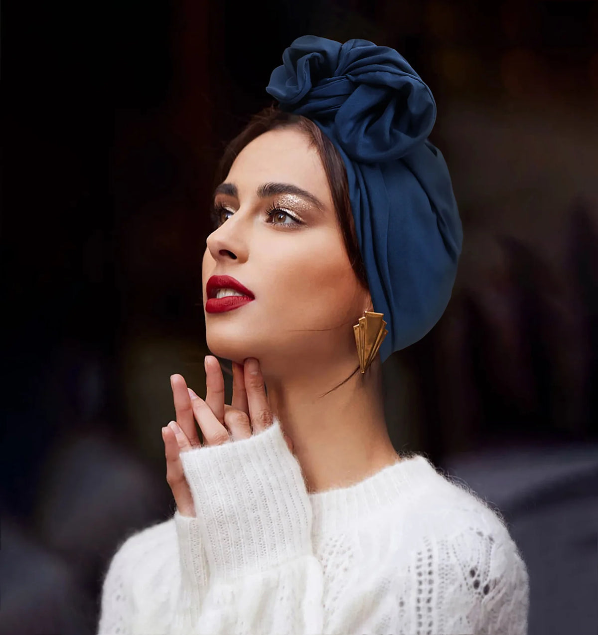 Turban Vintage Style Français — Bandana Headband Femme