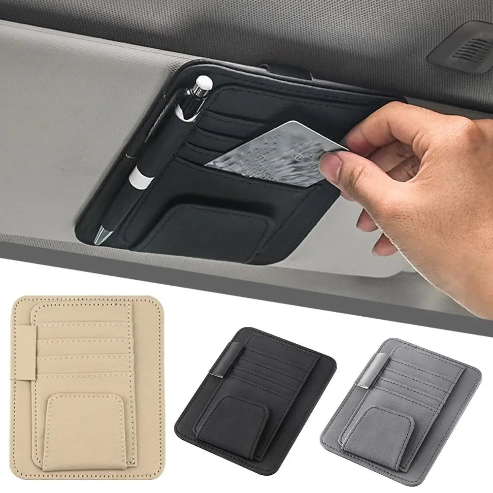 Organisateur de Pare-Soleil de Voiture – Multi-Poches, Rangement Pratique