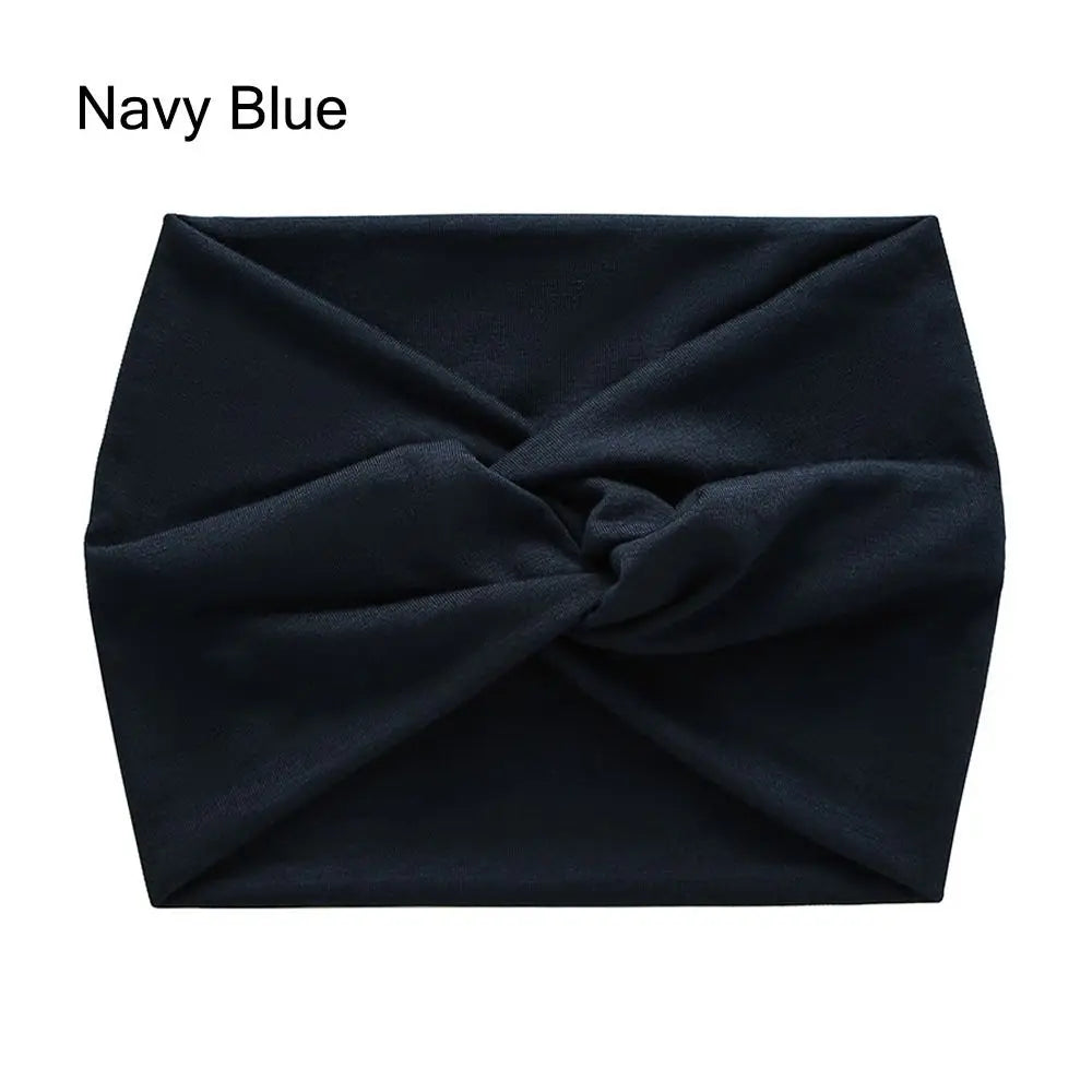 Bandeau Cheveux Torsadé Extra Large — Style Boho, 28 Coloris