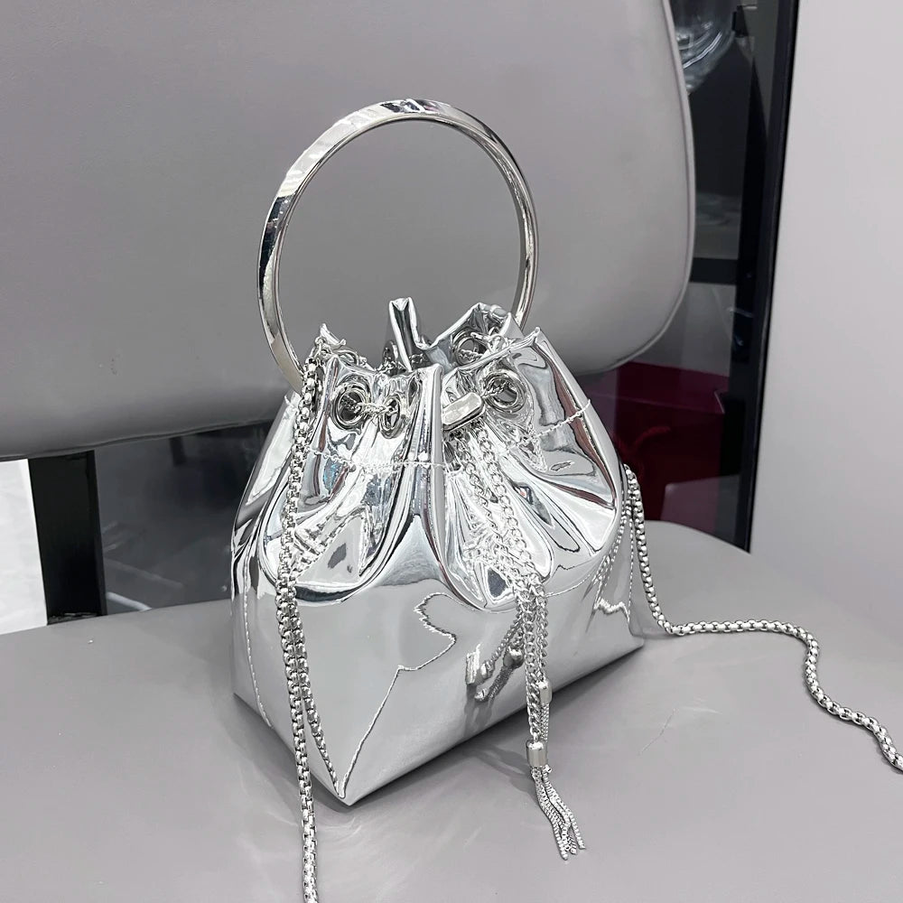 Sac Seau Luxe Soirée — Sac À Main & Épaule Cuir PU Femme Banquet & Fête