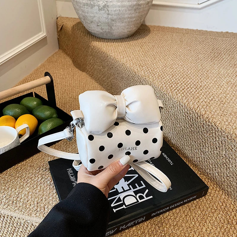 Sac À Main Nœud Papillon — Sac Épaule Grande Capacité Femme Tendance