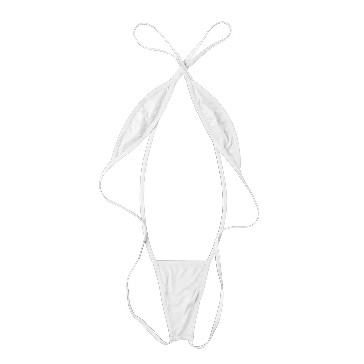 Mini Micro Bikini Tanga — Maillot Dos Nu Croisé Femme