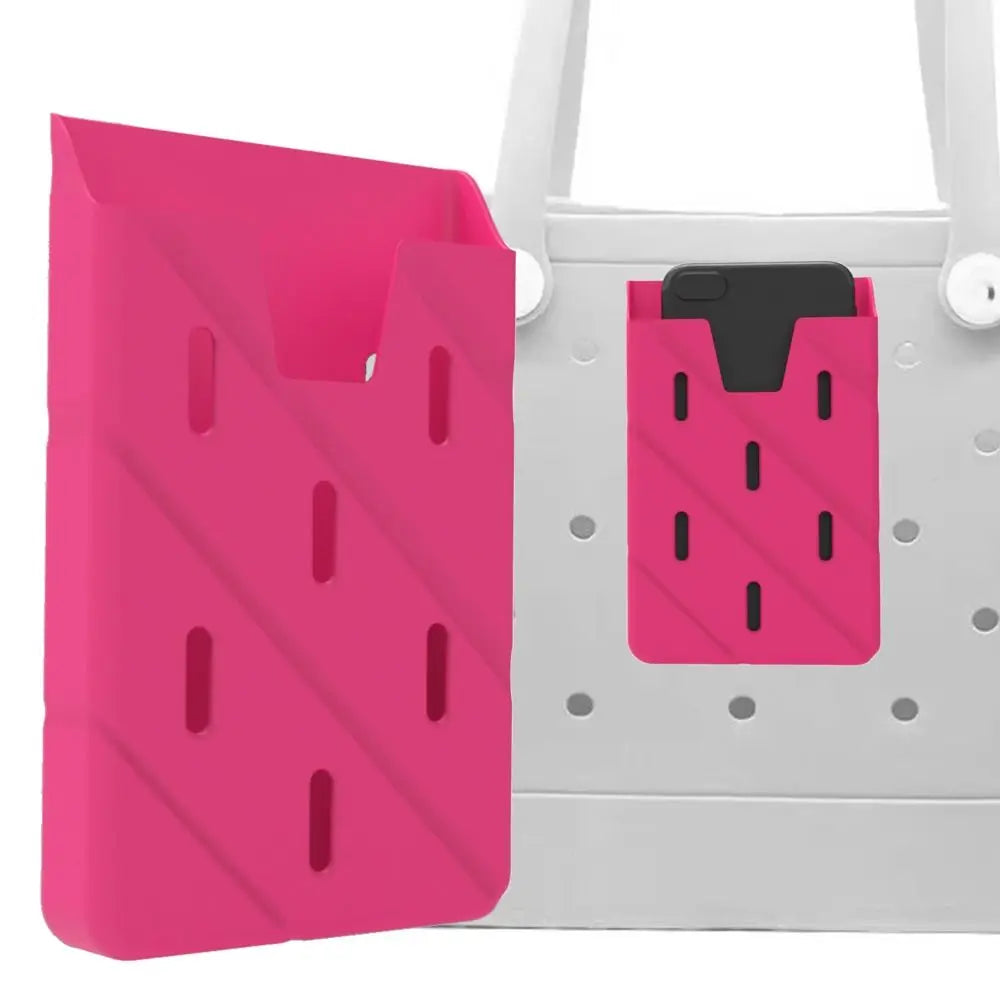 Crochet Support Téléphone Silicone pour Sac de Plage — Camping, Randonnée, Piscine