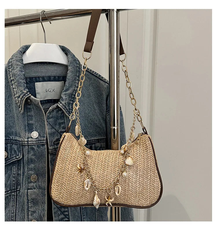 Sac Bandoulière Nylon Léger — Petit Sac Épaule Femme Casual Printemps