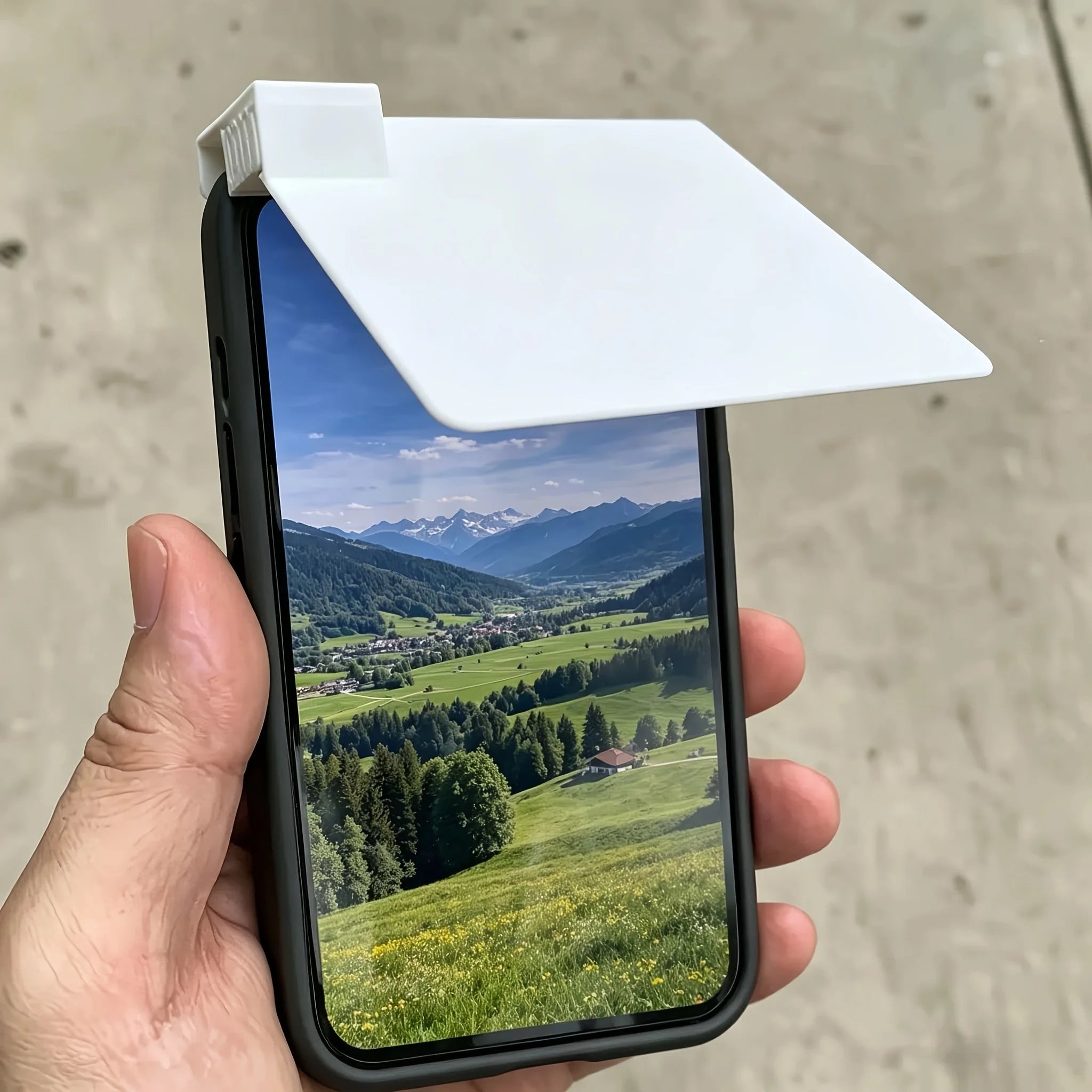 Pare-Soleil pour Téléphone — Réducteur d'Éblouissement Écran