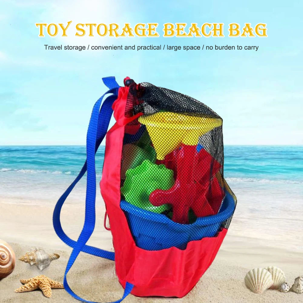 Sac Filet de Plage pour Jouets Enfants — Rangement Piscine & Sable