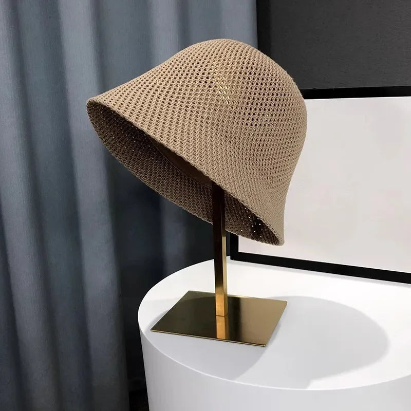 Chapeau Bob Femme Ajouré — Fin et Respirant, Idéal Plage Été