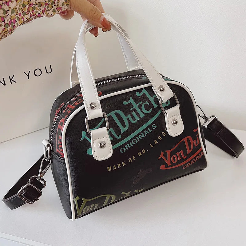 Sac Bandoulière Grande Capacité Rétro Designer — Sac À Main Femme Polyvalent