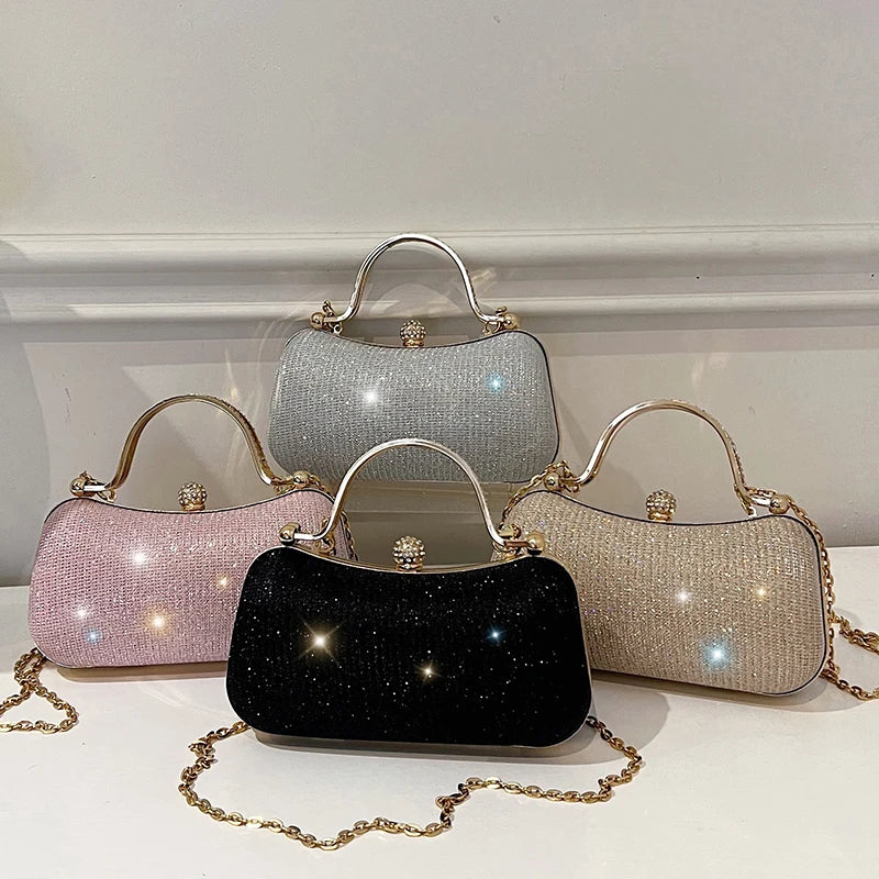 Pochette Soirée Bouton Élégante — Petit Sac Femme Tendance 2026
