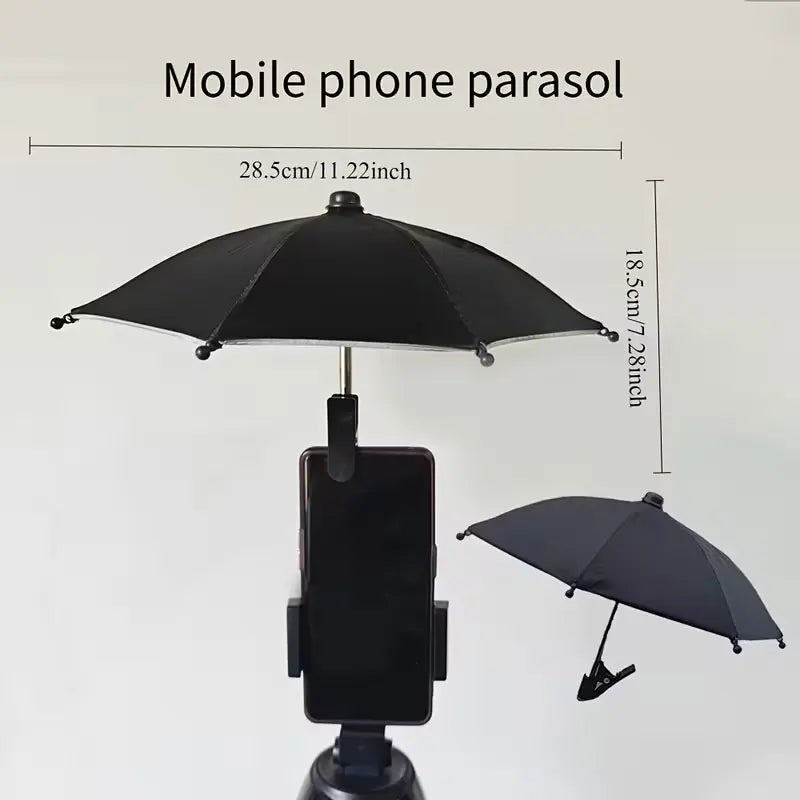 Support Téléphone Pare-Soleil avec Clip — Plage, Photo, Voiture, Protection UV
