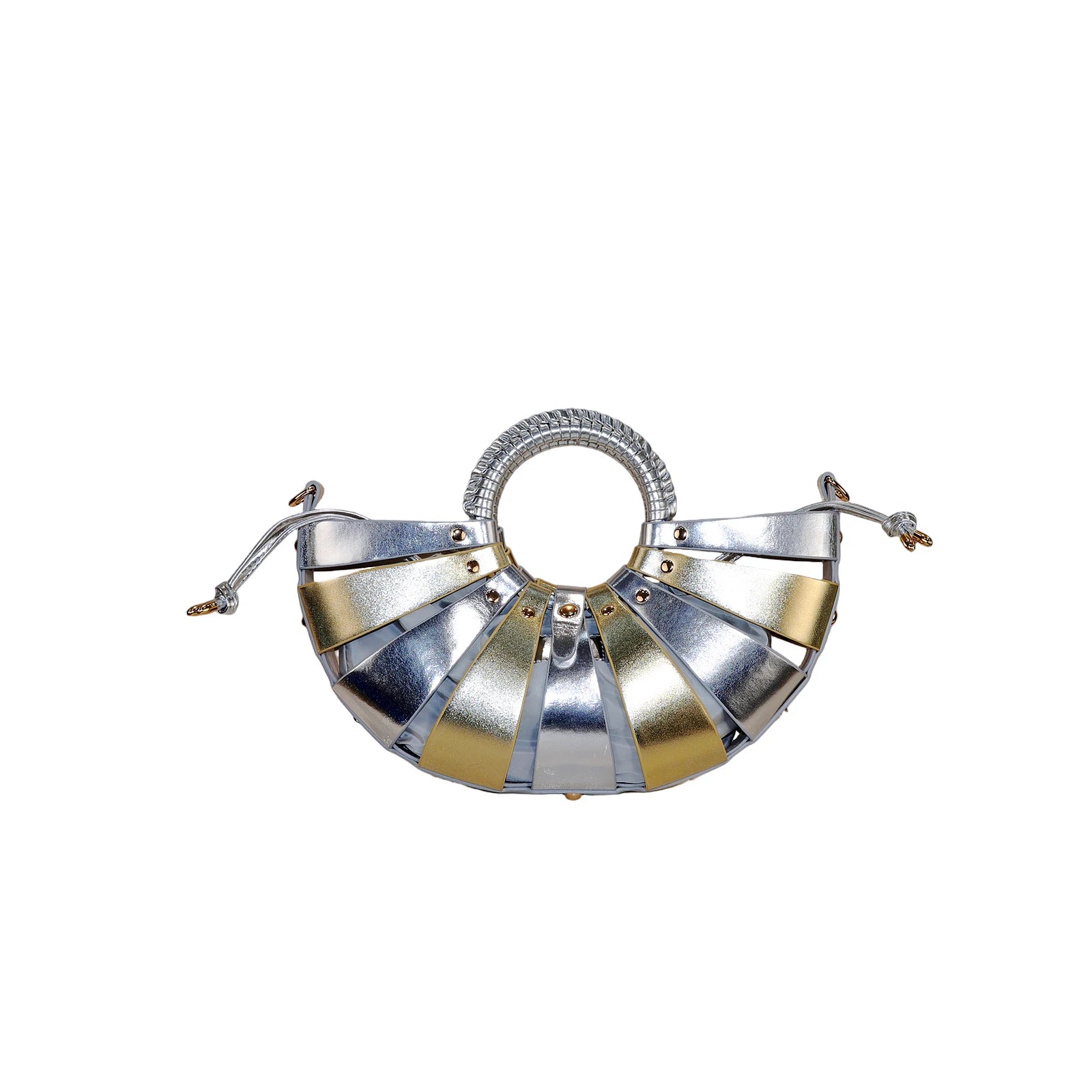 Sac Baguette Circulaire Cuir PU — Sac À Main Femme Style Rétro Luxe Grande Capacité