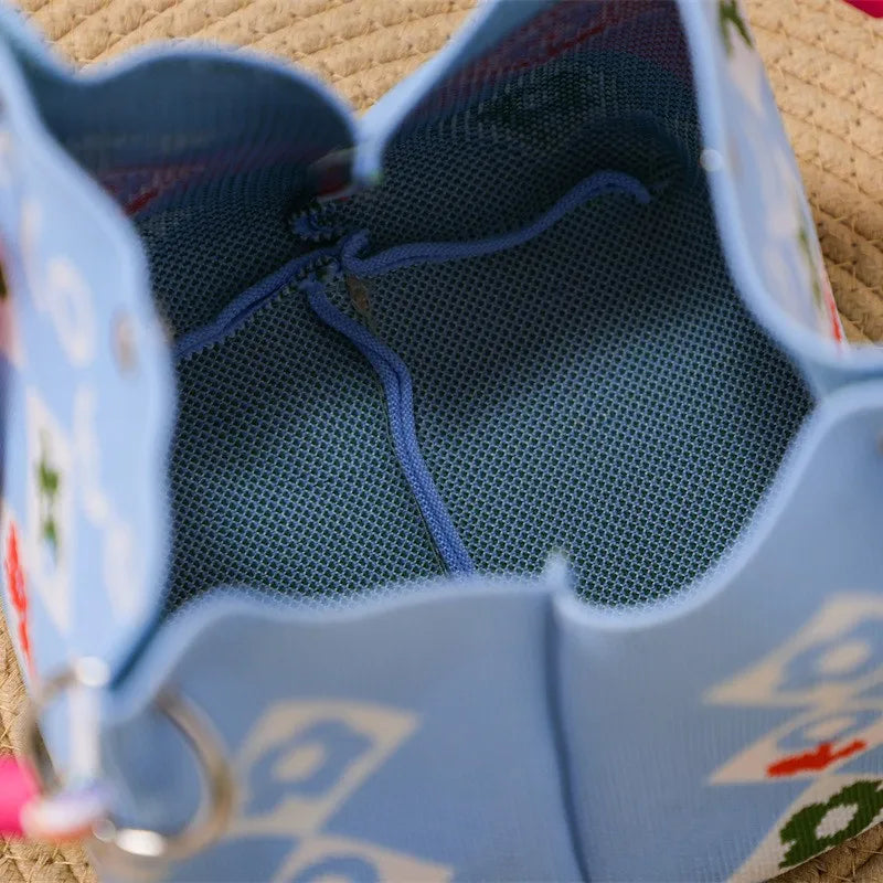 Sac À Main Tricoté Mignon Boucle Magnétique 3D — Sac Tressé Femme Tendance