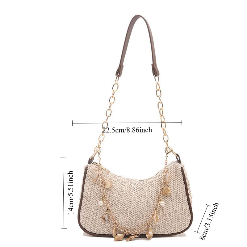 Sac Bandoulière Nylon Léger — Petit Sac Épaule Femme Casual Printemps