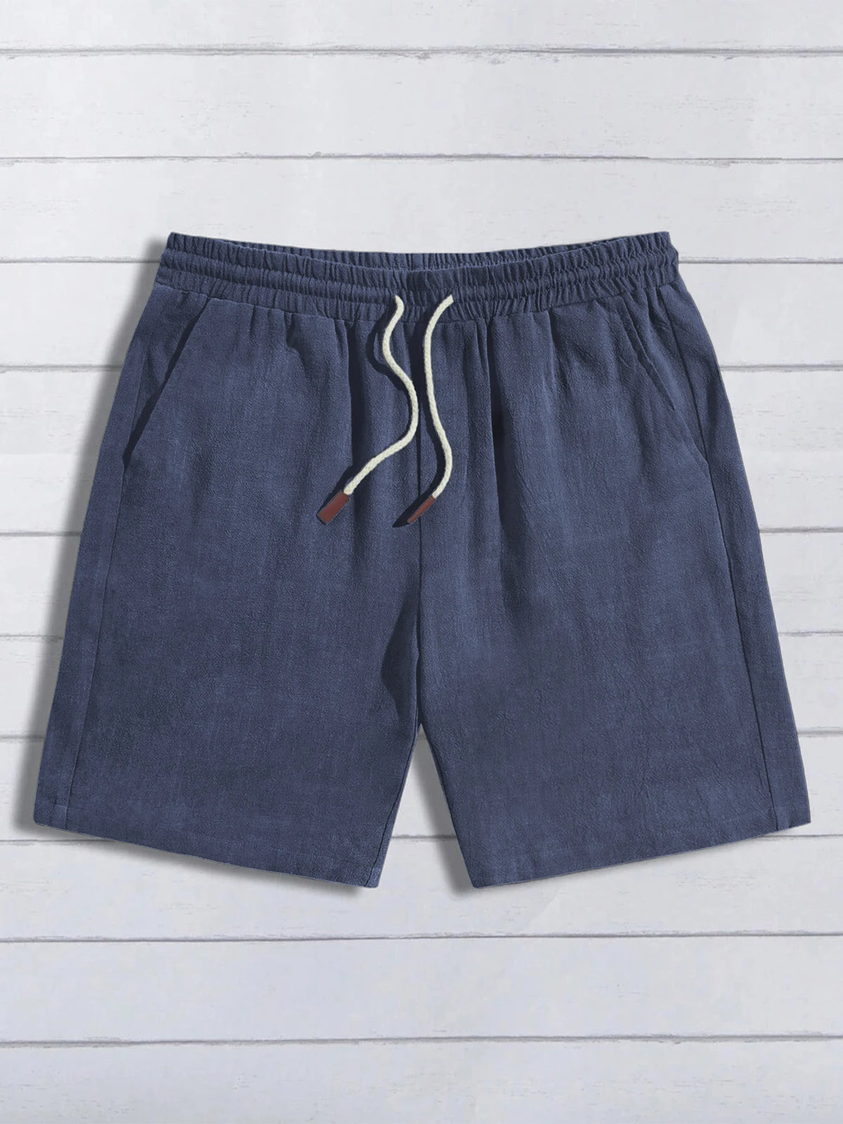 Short en Lin pour Homme – Coupe Ample, Style Casual, Respirant