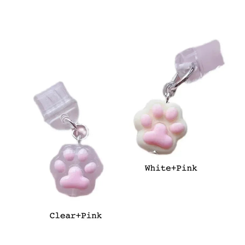 Bouchon Anti-poussière Griffe de Chat Kawaii — Port Lightning & USB-C