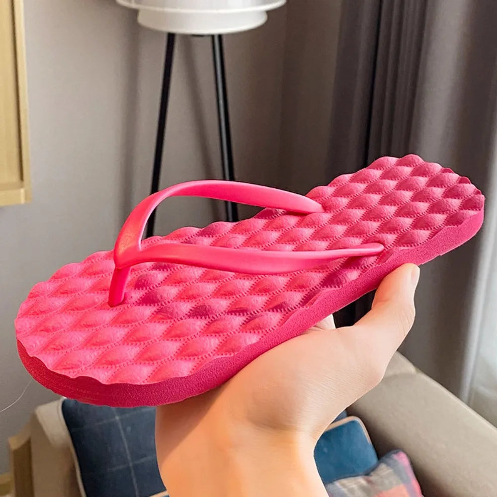 Claquettes Massage Semelle Plate EVA – Sandales Maison & Plage Antidérapantes