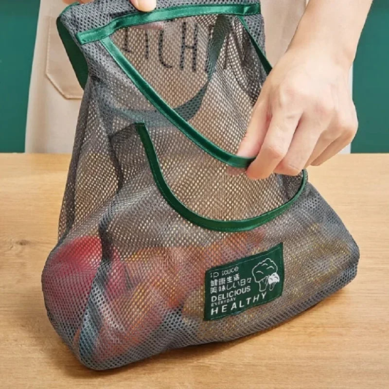 Filet de Rangement Réutilisable – Sac Suspendu Cuisine Fruits & Légumes
