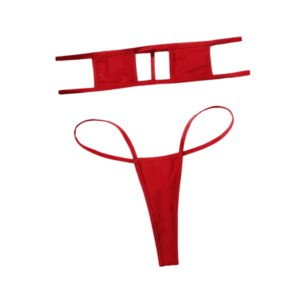 Bikini Cosplay Imprimé Léopard — Lingerie 2 Pièces Femme