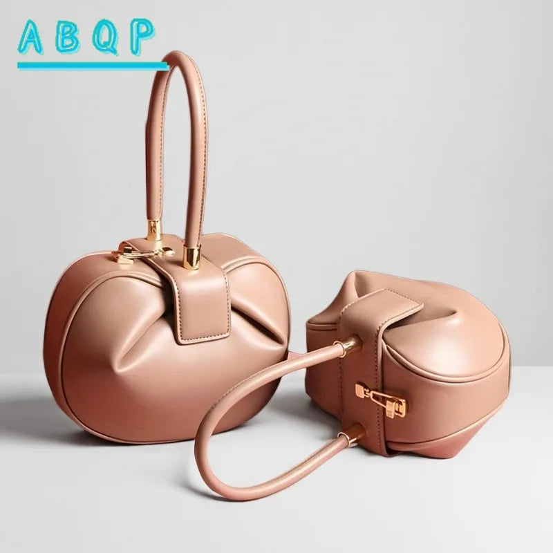 Sac Seau PU Couleur Unie Rétro — Sac À Main & Bandoulière Femme Tendance