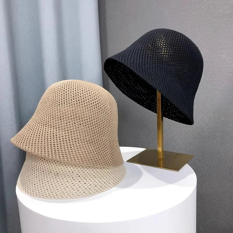 Chapeau Bob Femme Ajouré — Fin et Respirant, Idéal Plage Été