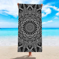 Serviette de Plage Bohème en Microfibre — Séchage Rapide, Multifonction