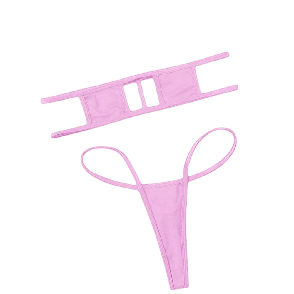 Bikini Cosplay Imprimé Léopard — Lingerie 2 Pièces Femme