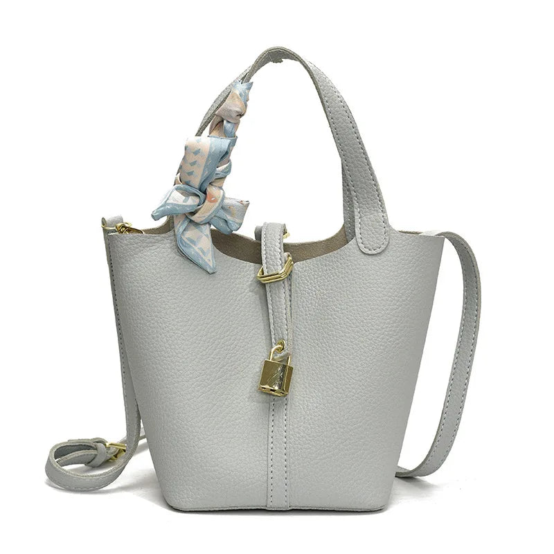 Sac Seau Texturé Litchi — Sac À Main Femme Élégant Style Minimaliste 2026