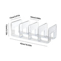Rack Acrylique 4 Fentes Sacs À Main Placard Transparent — Organiseur Pochettes Dressing